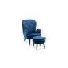 Epperly Chair With Ottoman Blue