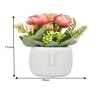 Full Bloom Artificial Plant With Nordic Face Planter