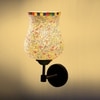 Devansh Metal Electric Wall Light in Black Colour with Multi Shade Count of 1 Light