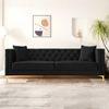 Haruko Fabric Sofa - Black