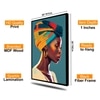 The Castle Decor Abstract African Woman Portrait Wall Art Framed Painting 20x30 Inch