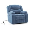 Atticus Single Seater Swivel Rock Recliner Premium Chenille Fabric