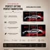 The Castle Decor Porsche GT3 RS Racing Car Wall Art Set of 3 16x24 Inch