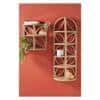 WOODENMOOD Rectangular Wall Rack