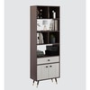 Wisdom Display Unit in Choco Walnut Finish