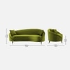 Corpen Fabric Sofa (Mint Green)