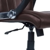 Liieancoinn Mid Back Executive Chair in Brown Colour