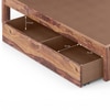 Florence Solid Wood Queen Size Drawer Storage Bed In Teak Finish