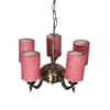 Devansh Solid Wood Electric Wall Light in Multi Colour with Multi Shade Count of 1 Light