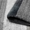 Brenda Charcoal Solid Woven Wool 6X4 Feet Carpet
