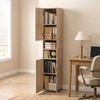 Lofty Tall Wardrobe with Striped Design for Bedroom Storage & Organization