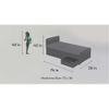 Cloud Tails Engineered Wood Drawer Storage Bed in Multi Coloured Colour