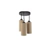 Trenton Beige Natural Fiber Cluster Hanging Light