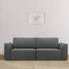 Cacef 3 Pull Out Sofa Cum Bed with storage In Grey Colour