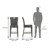 Holmes High Chair Set of 2