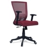 Ebeaony Mid Back Ergonomic Chair in Maroon Colour
