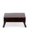 Ohio Sheesham Wood Contemporary Foldable Laptop Table in Dark Walnut Finish