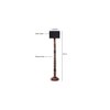 Camryn Brown Cotton Shade Floor Lamp