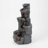 Water Fountain Mountain Spring Cascade Water Fountain in LED in Charcoal Grey Colour