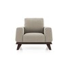 Granada Essential 1 Seater Fabric Sofa In Oyster Beige