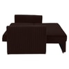 Melano  Pull Out Sofa cum Bed  in Brown Colour