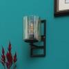 Eliante Modern Wall Lights Mild Steel & Glass Material Brown & Champaign Finish