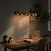 Felix 24 Brown Wooden LED Hanging Lamp