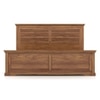 Tuscany Solid Wood King Size Non Storage Bed In Latin American Teak Finish