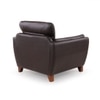 Johanna 1 Seater Leatherette Sole in Choco Brown Colour
