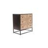 Naman Solid Wood Chest of 3 Drawers in Brown Finish