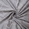 Grey And White Geometric Cotton 400 Tc Super King Size Bedsheet With 2 Pillow Covers