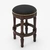 Tejas Sheesham Wood Bar Stool in Walnut Finish