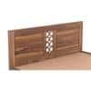 Dyla Sheesham Wood King Size Non Storage Bed In Teak Finish