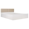 Lush Deluxe Engineered Wood Queen Size Bed In White Finish