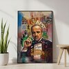 The Castle Decor Motivational Mafia Leader Wall Art Framed Painting 20x30 Inch