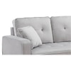 Drake Solid Wood Sofa cum Bed in Grey