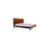 Denis Solid Wood Non Storage Bed In Dark Provincial Teak Finish