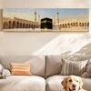 Masjid Al Haram Islamic Canvas Wall Art 12 x 46 Inch