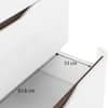 Baltoro Engineered Wood Chest of 5 Drawers in White Finish