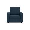 Apollo Sofa Set (Colour : Indigo Blue, Cushion : Soft, Back Type : High Back, Seater : 3+1+1)