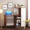 Marvel Study Table In Walnut And Frosty White