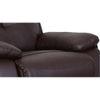 Ohio Leatherette One Seater Manual Recliner in Brown Colour