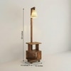 Henry Beige Jute Floor Lamp with Beige Jute Base