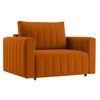 Beliss Pull Out Sofa cum Bed in Orange Colour