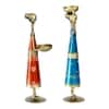 Desert Art Metal Handpainted Lady Doll Showpiece Set of 2