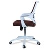 Xeanea Mid Back Ergonomic Chair in Brown Colour