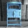 Deshad Solid Wood Bookshelf In Blue Finish