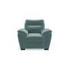 Adelaide Luxe 1 Seater Fabric Sofa in Dusty Turquoise Velvet Colour