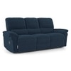 Bernice Three Seater Recliner in Capri Blue Colour