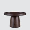Rossoi Series Coffee Table In Matte Finish Dark Walnut Polish